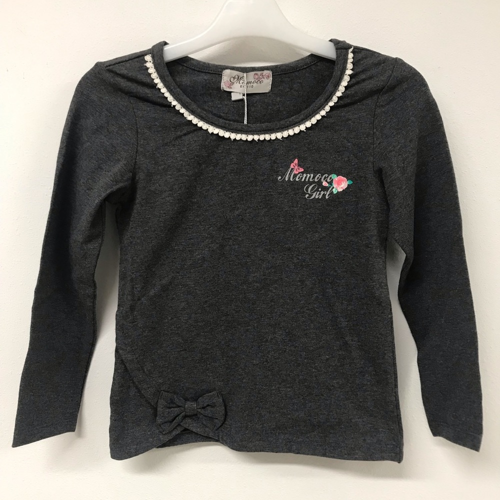 Big Girl Junior Long Sleeve Casual Cotton T-Shirt Tee Top Blouse